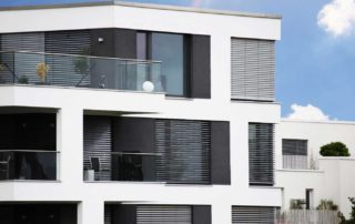 Hausfassade mit integriertem Außenluftdurchlass